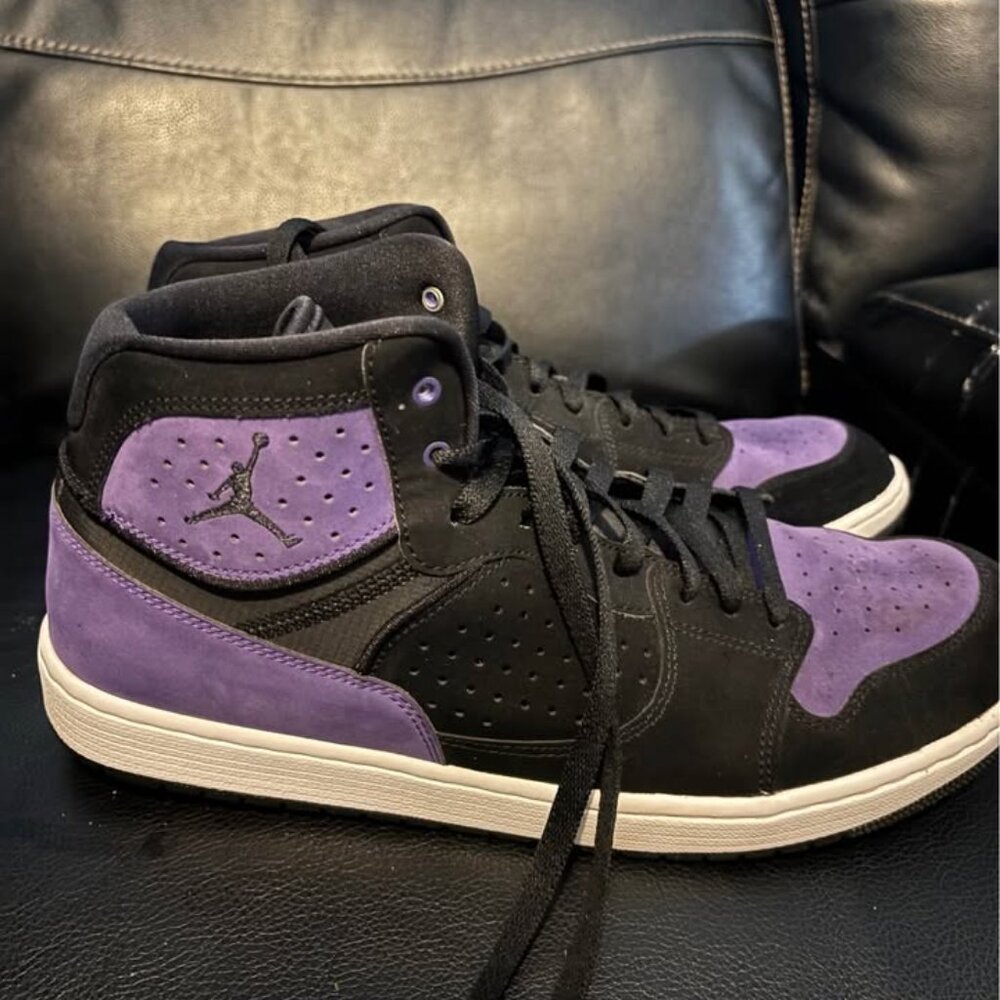 Air Jordan Access 'Black Court Purple' - size 13